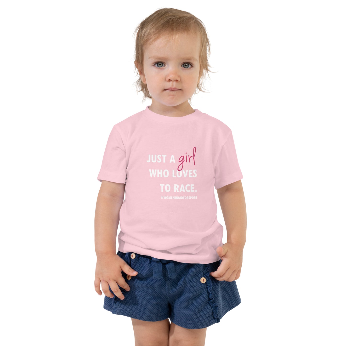 WHEEL SISTERS Toddler Shirt Just a girl