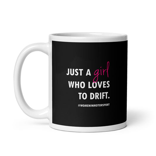 WHEEL SISTERS Just drift glossy mug